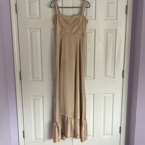 Show Me Your MuMu Beige Maxi Dress